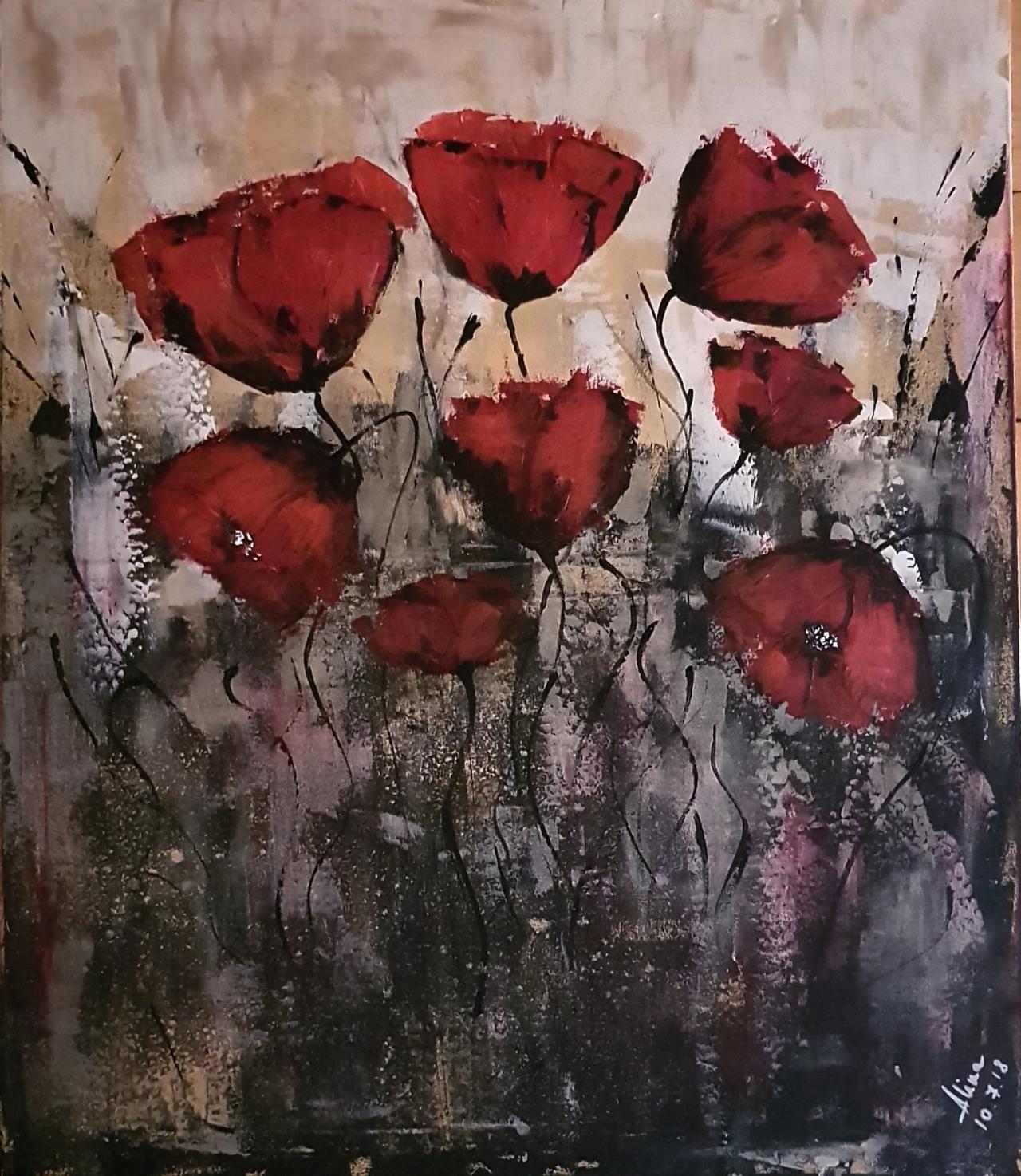 ArteDiAlina.com painting: from the ancestors blood